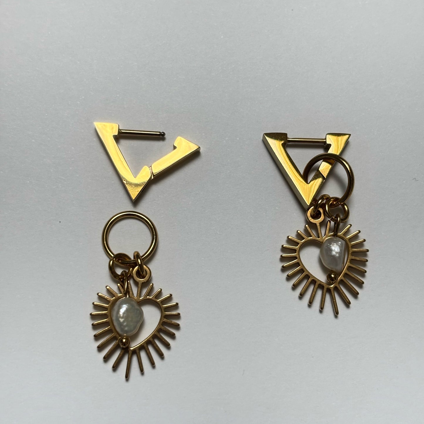 Boucles d’oreilles SHINY HEART Dorée