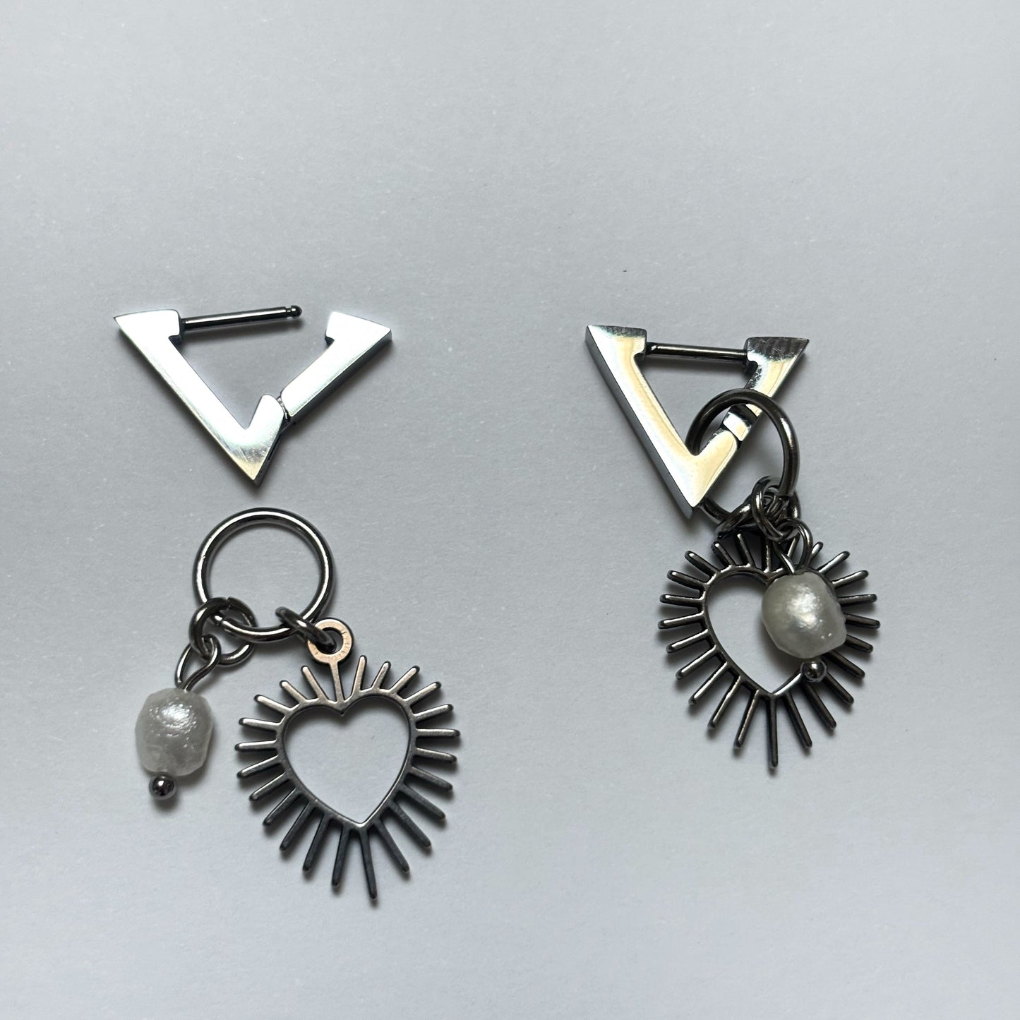 Boucles d’oreilles SHINY HEART Argentée