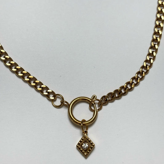 Collier CRYSTAL Doré